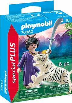 70382 PLAYMOBIL Special Plus Aziatische vechter met tijger