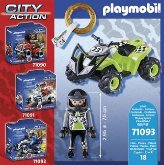 71093 PLAYMOBIL City Action Racers - Speed Quad