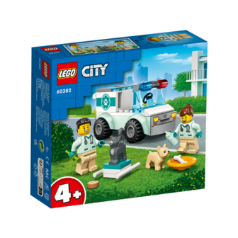 60382 LEGO 4+ City Dierenarts Reddingswagen