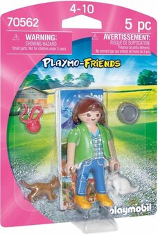 70562 PLAYMOBIL Playmo-Friends Vrouw Met Kittens