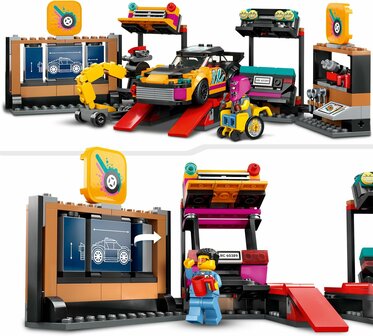 60389 LEGO City Garage Voor Aanpasbare Auto&#039;s