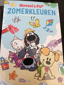 32682 Woezel en Pip Kleurboek Zomerkleuren