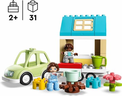 10986 LEGO DUPLO Stad Familiehuis op wielen