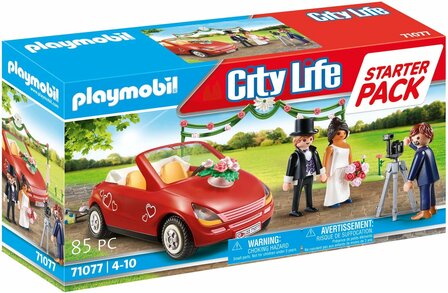 71077 PLAYMOBILCity Life Starterpack Bruiloft