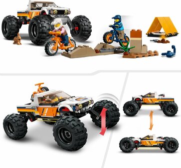 60387 LEGO City 4x4 Terreinwagen avonturen