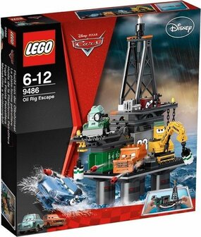 9486 LEGO Cars 2 Boorplatform Ontsnapping