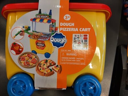 88840 Playgo klei pizza wagen