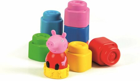 73464 Clementoni Peppa Pig Clemmy Emmer + 6 Blokken