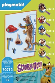 70712 PLAYMOBIL SCOOBY-DOO! Verzamelfiguur brandweerman