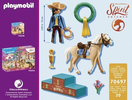 70697 PLAYMOBIL Spirit Rodeo Pru