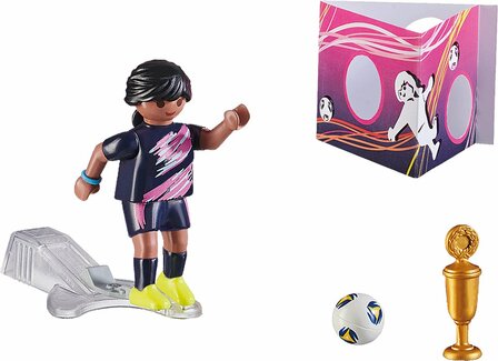 70875 PLAYMOBIL Special Plus Voetbalster met doelmuur 