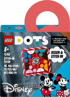 41963 LEGO DOTS Mickey Mouse &amp; Minnie Mouse: Stitch-on patch