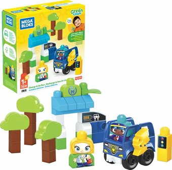 34543 MEGA Bloks Green Town Charge &amp; Go Bus