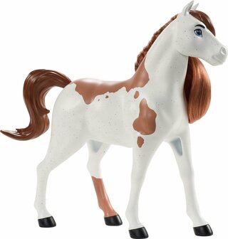 54913 Mattel Spirit Untamed Kudde Paard (Wit &amp; Bruin)