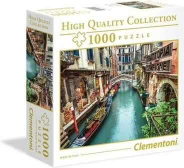 61597 Clementoni Puzzel High Quality Collection Venice Canal 1000 stukjes