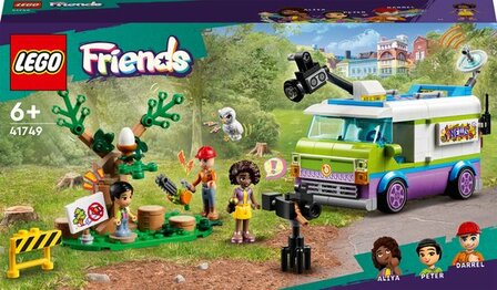 41749 LEGO Friends Nieuwsbusje Dieren Redden