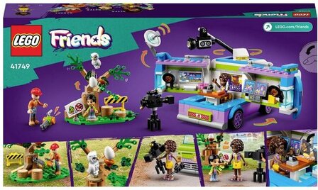 41749 LEGO Friends Nieuwsbusje Dieren Redden