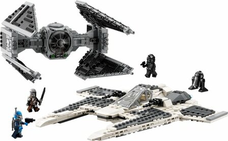 75348 LEGO Star Wars Mandalorian Fang Fighter vs. TIE Interceptor