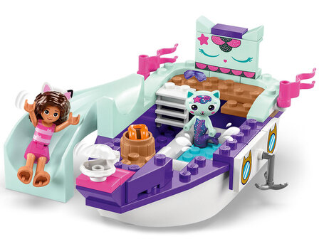 10786 LEGO Gabby&#039;s Dollhouse Vertroetelschip van Gabby en Meerminkat 