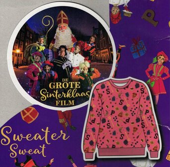 30774 Sinterklaas Sweater 104/110 Roze