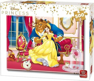 55827 King Puzzel Disney Belle En Het Beest 500 Stukjes