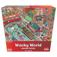 919245 Goliath Wacky World PUZZEL Moving House 1000 stukjes