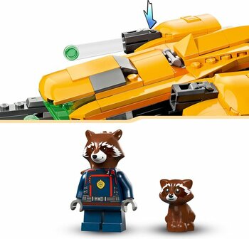 76254 LEGO Marvel Het schip van Baby Rocket Guardians of the Galaxy