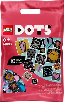 41803 LEGO DOTS Extra serie 8 Glitters en glans Set