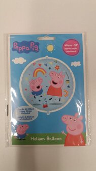 38292 Peppa Pig Helium Ballon Blauw 