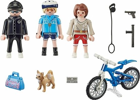 70573 PLAYMOBIL City Action Politiefiets: achtervolging van de zakkenroller