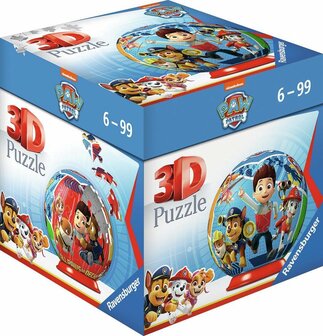 19171 Ravensburger 3D Puzzelbal PAW Patrol Rond 54 stukjes&nbsp;