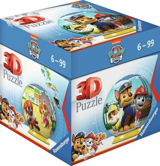 19173 Ravensburger 3D Puzzelbal PAW Patrol Rond 54 stukjes&nbsp;