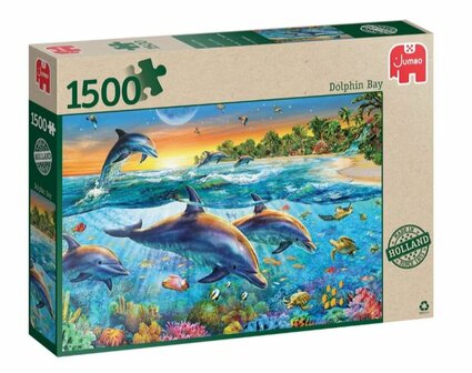 16312 Jumbo Premium Collection Puzzel Dolfijn Bay 1500 stukjes