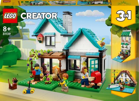 31139 LEGO Creator 3in1 Knus Huis Set