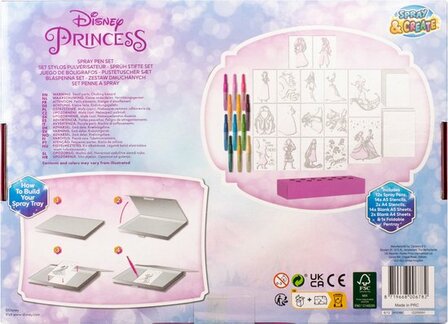 06782 Disney Princess Spray Pen Set Spray &amp; Create