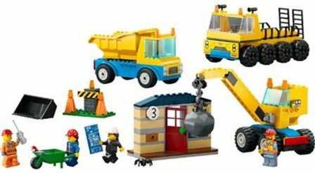 60391 LEGO City Kiepwagen, bouwtruck en sloopkraan