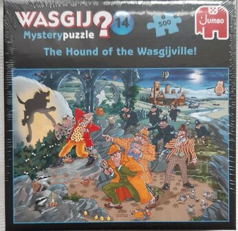 17265 Jumbo Puzzel Wasgij Mystery14 The hound of the Wasgijville! 500 stukjes