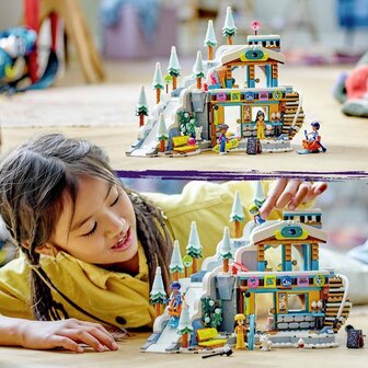 41756 LEGO Friends Vakantie skipiste en caf&eacute; Wintersport