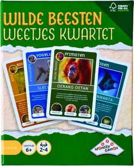 19133 Identity Games Wilde Beesten Weetjes Kwartet