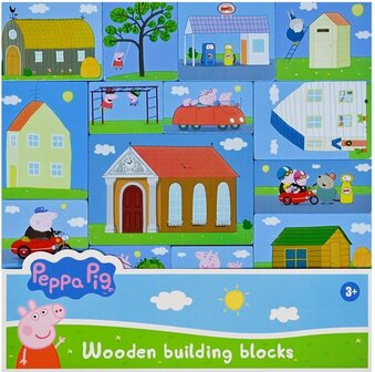 10137 Peppa Pig Houten Bouwblokken