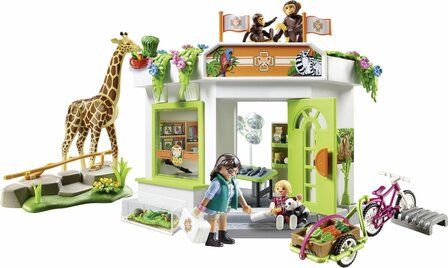 70900 PLAYMOBIL Family Fun Dierenartspraktijk in de dierentuin