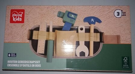 37944 Playing Kids Houten Gereedschapsset