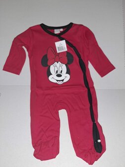 40838 Disney Minnie Mouse Slaappak Rood Maat 86-92