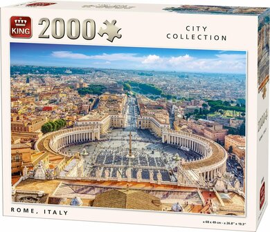 56019 King Puzzel Vaticaanstad Rome 2000 stukjes 