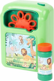 90276 Jungle Bellenblaas Bubble Blower Groen Incl. navulling substantie 50 ml