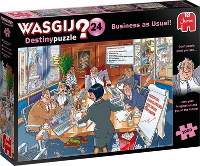 25013 Jumbo Puzzel Wasgij Destiny24 Business As Usual! 1000 stukjes