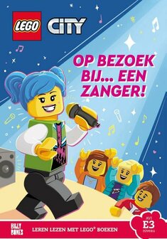 508755 LEGO City Boek  Op bezoek bij... een zanger!