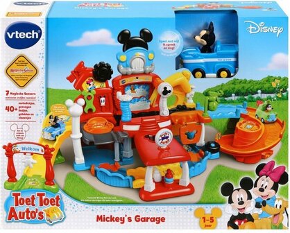 348235 VTechToet Toet Auto&#039;s Disney Mickey&#039;s Garage