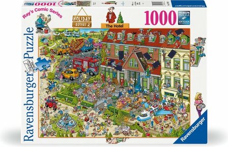 175796 Ravensburger Puzzel Ray&#039;s Comic Series Holiday Resort 2: The Hotel 1000 stukjes