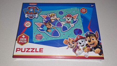 52799 Paw Patrol Puzzel Raket 99 Stukjes 3+